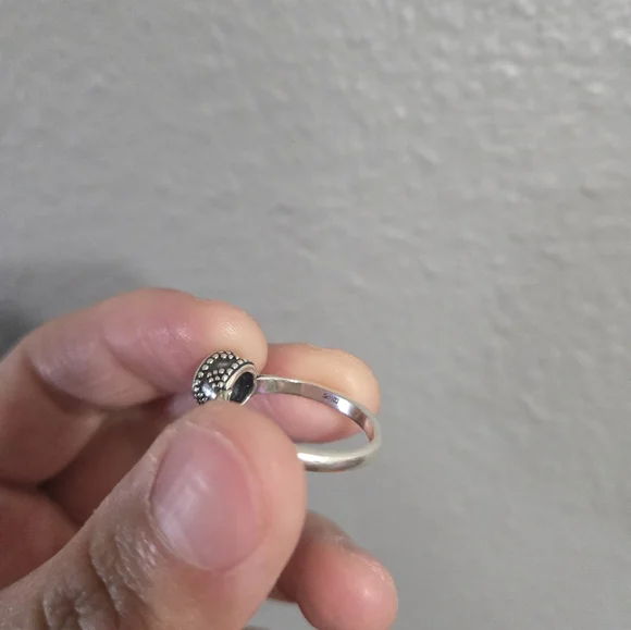 Sterling Silver Handmade Corn Ring Size 7 - Picture 9 of 15
